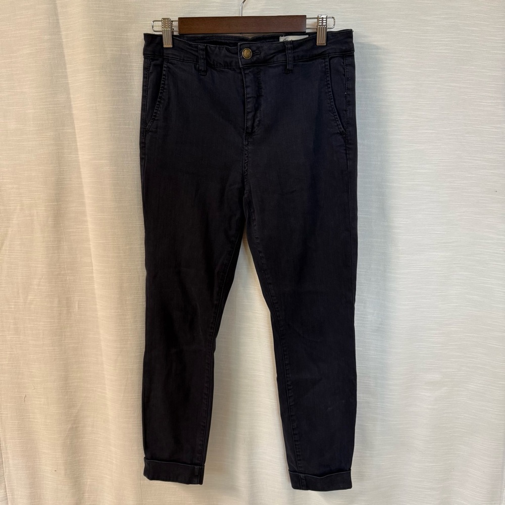 Cosmic Blue Love Blue Cropped Pants with Tapered Ankle